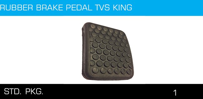 RUBBER BREAKE PEDAL TVS KING